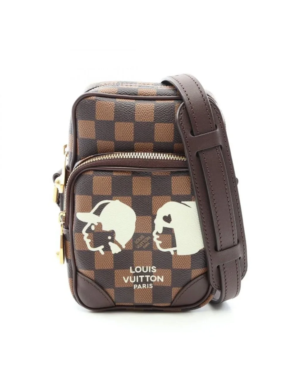 Louis Vuitton Shoulder Bag Amazon Damier Friendship Canvas Leather